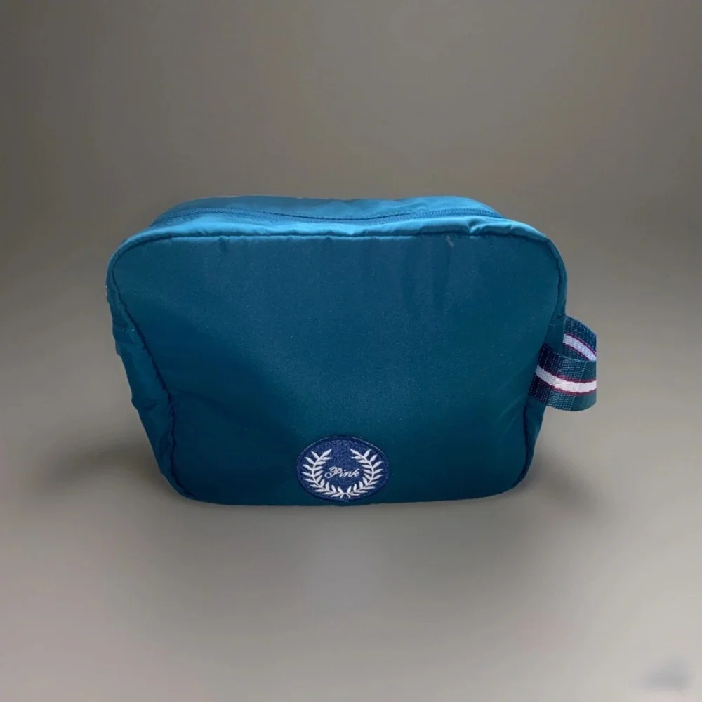 Victorias Secret PINK Green Travel‎ Toiletry Cosmetic Bag